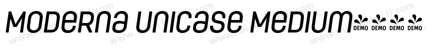 Moderna Unicase Medium字体转换